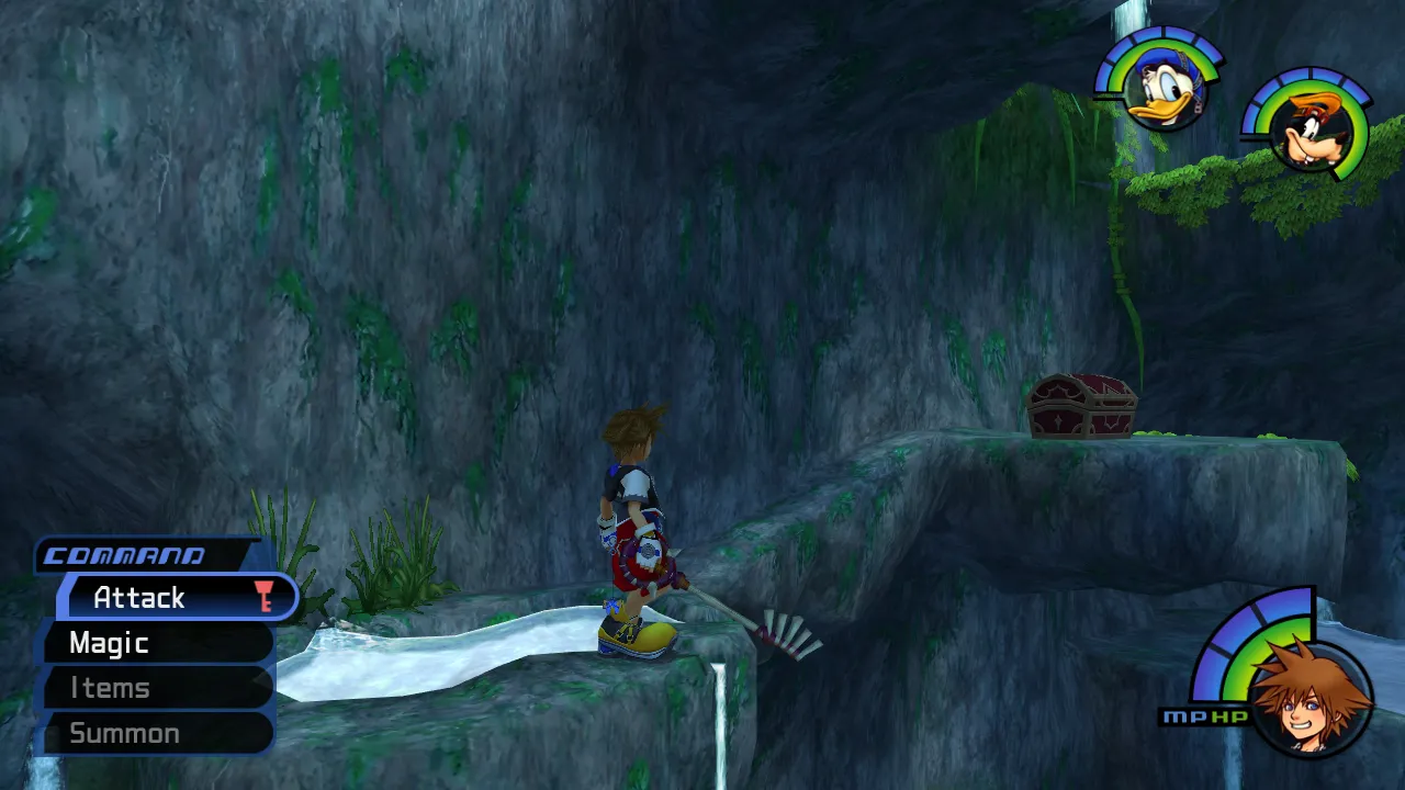 Deep Jungle Waterfall Cavern Middle Chest
